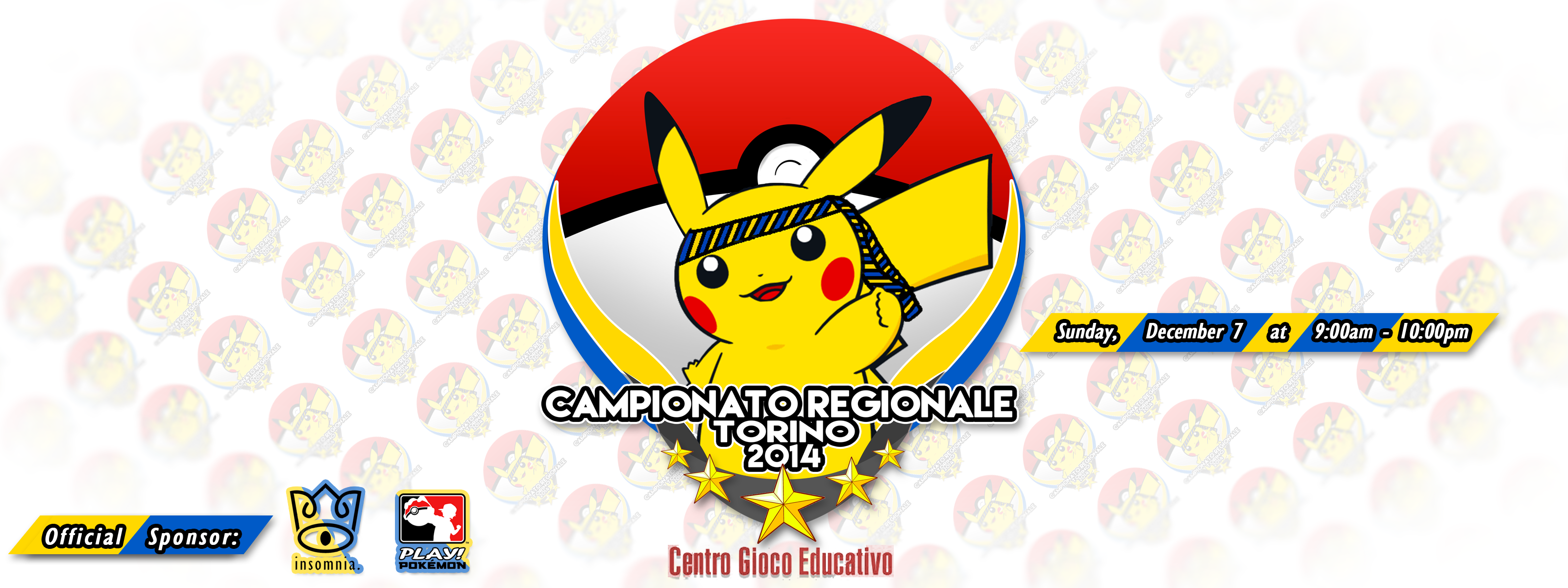 ITALIAN POKEMON TGC TOURNAMENT BANNER